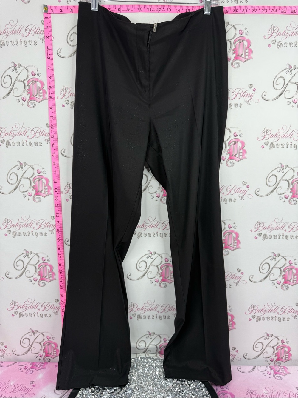 Mantles pants flare trousers Black Boot-Cut Dress Pants for Women